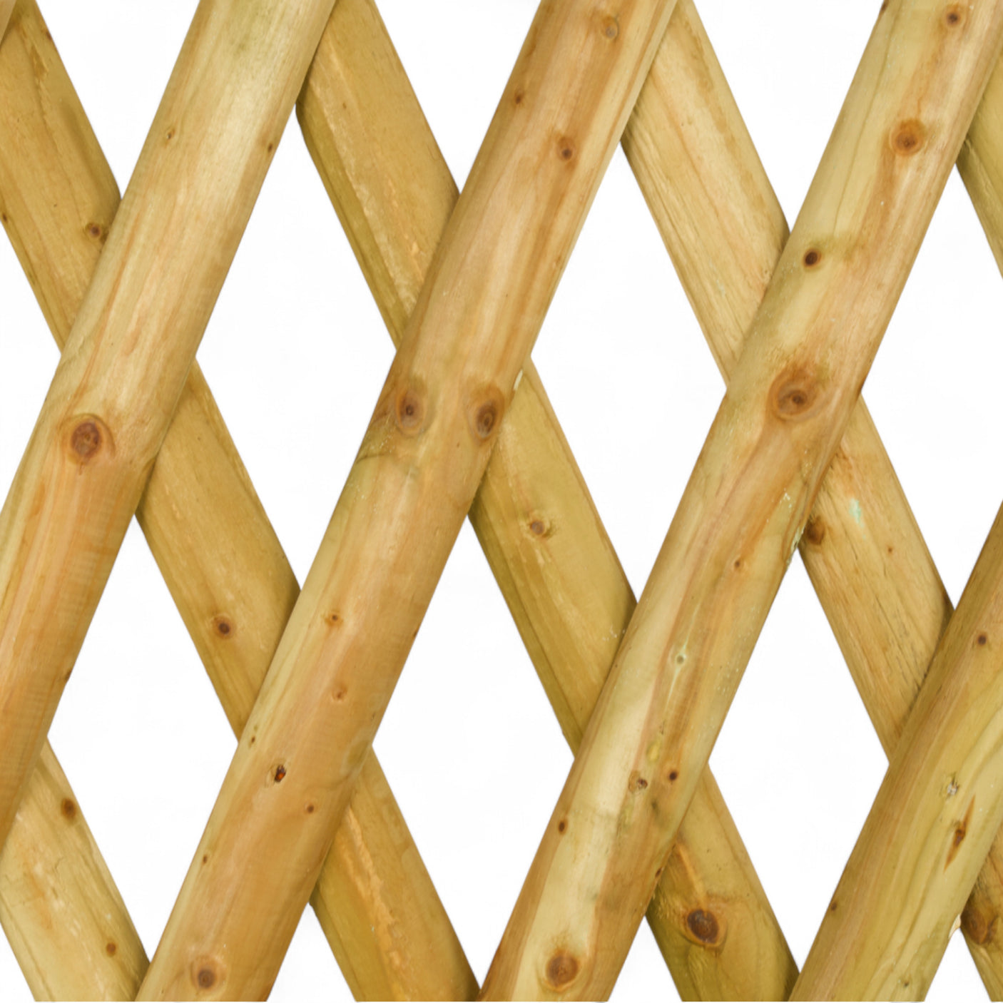 Gartenzaun Element 120 cm - Jägerzaun - KDI Grün