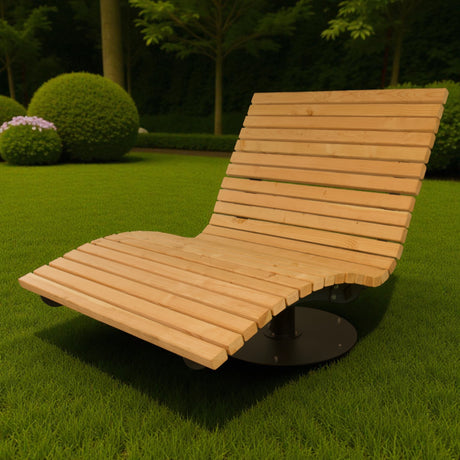 Waldsofa Sauerland 360° Drehbar - Douglasie - Natur