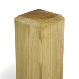 Vierkantpfosten Stumpf - Kiefer - KDI Grün