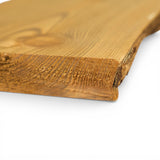 Bonanzabohlen Rangerzaunbohlen Bretter Zaunbretter - Lärche unbesäumt gehobelt - KDI