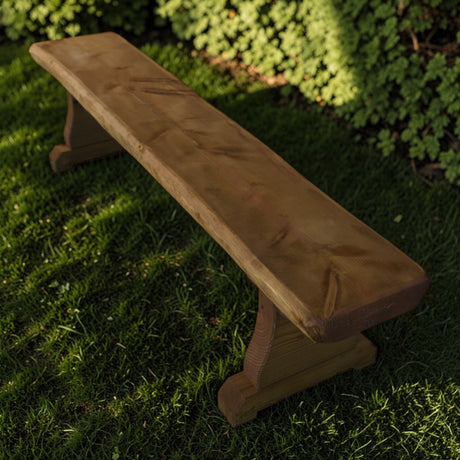 Gartenbank Holzbank ohne Lehne - KDI - Douglasie - Sorpetal