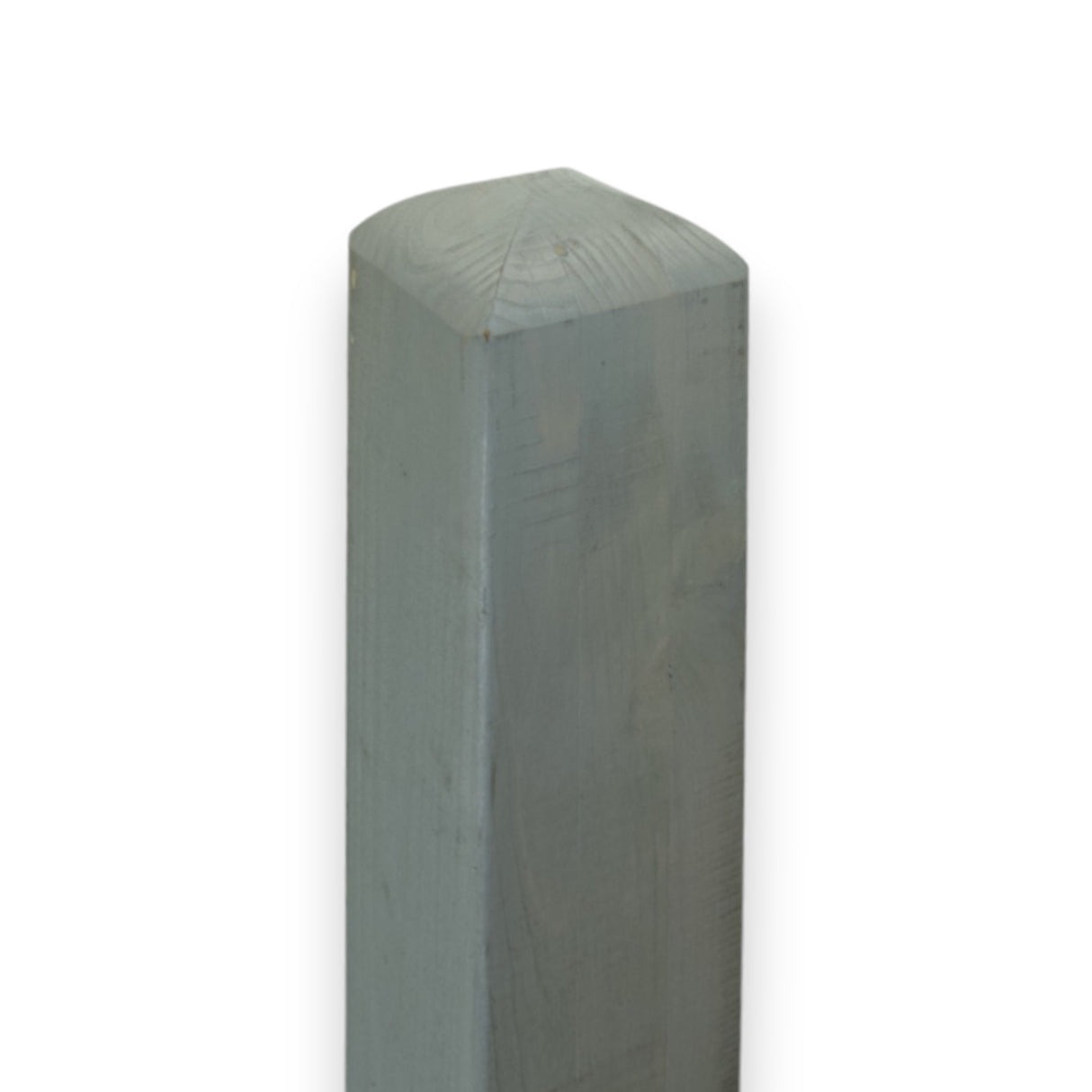 Vierkantpfosten stumpf -  Leimholzpfosten - Basaltgrau Lasiert 9 x 110 cm