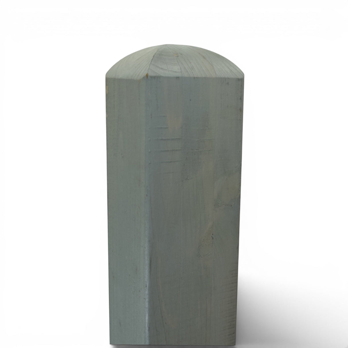 Vierkantpfosten stumpf -  Leimholzpfosten - Basaltgrau Lasiert 9 x 110 cm