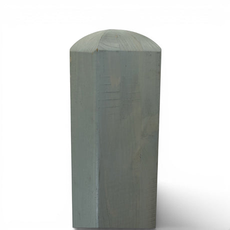 Vierkantpfosten stumpf -  Leimholzpfosten - Basaltgrau Lasiert 9 x 110 cm