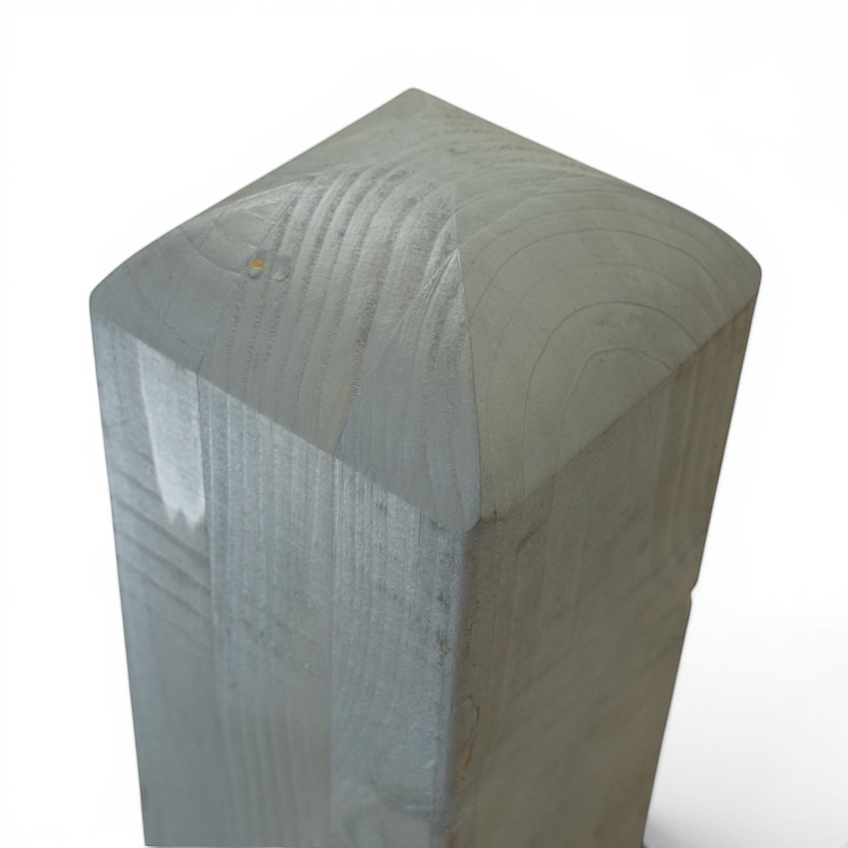 Vierkantpfosten stumpf -  Leimholzpfosten - Basaltgrau Lasiert 9 x 110 cm