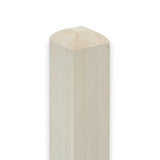 Vierkantpfosten stumpf -  Leimholzpfosten - Beige Lasiert 9 x 110 cm