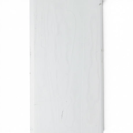 Vierkantpfosten stumpf -  Leimholzpfosten - Weiß Lasiert (B-Ware) 9 x 110 cm