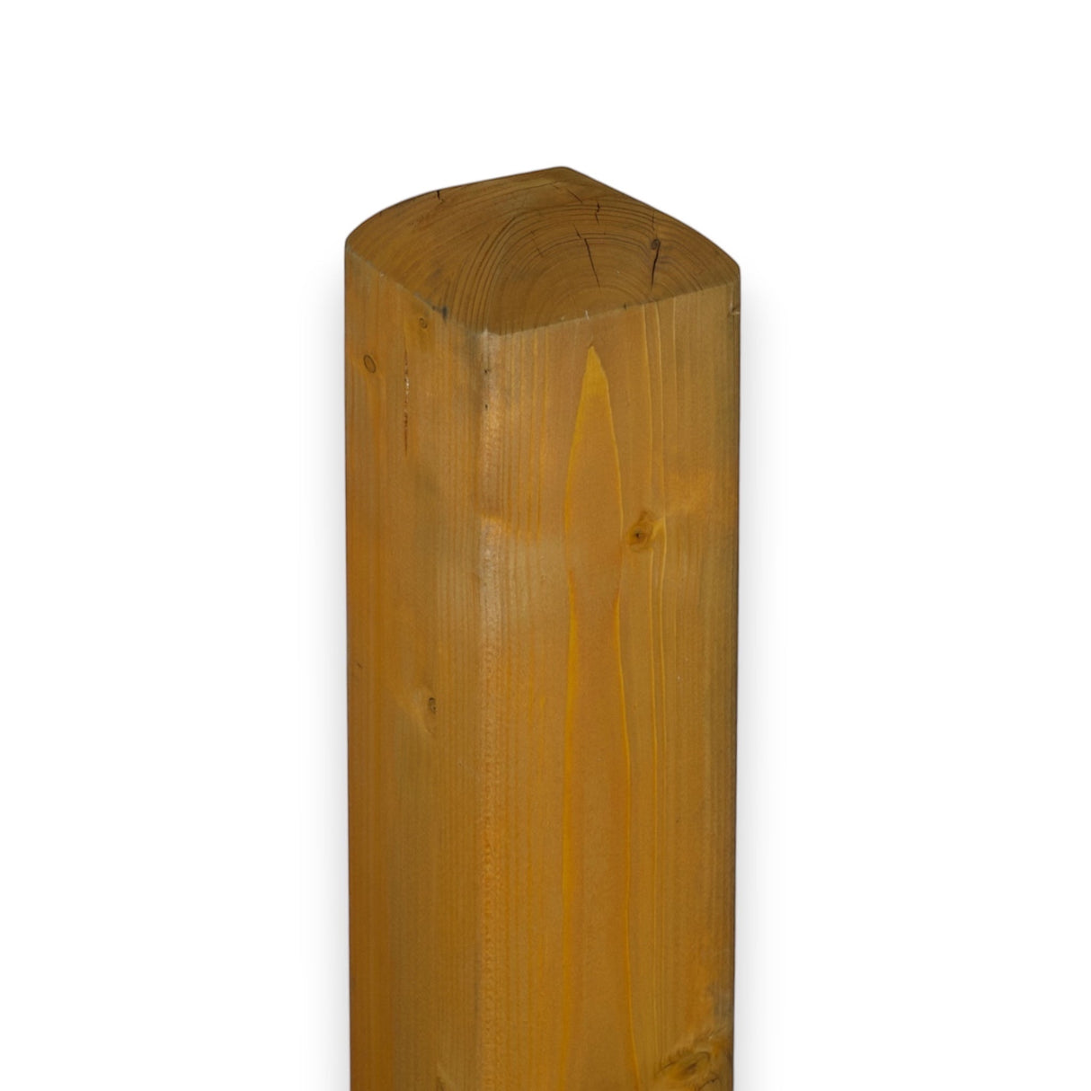 Vierkantpfosten stumpf -  Leimholzpfosten - Honig Lasiert 9 x 110 cm