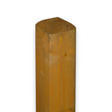 Vierkantpfosten stumpf -  Leimholzpfosten - Honig Lasiert 9 x 110 cm