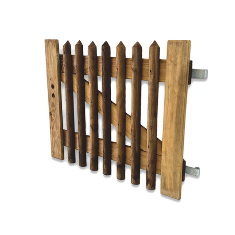 Senkrechtzauntor Törchen - Gartenzaun - KDI Braun