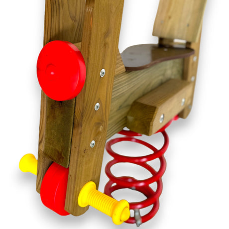 Federwipper Motorrad - Holz