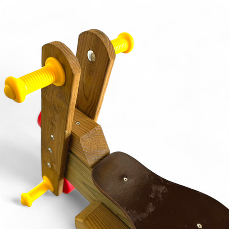 Federwipper Motorrad - Holz