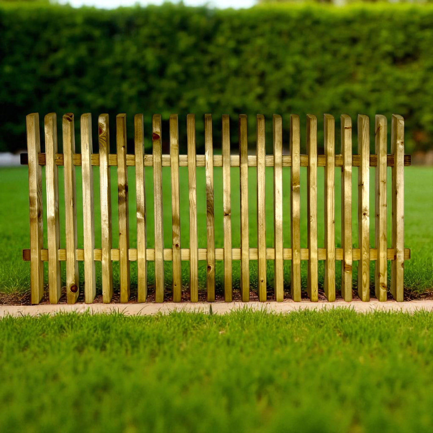 Gartenzaun Element - Diemelzaun 180 x 90 cm - KDI