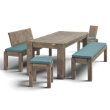 Loungebank Massivholz mit Lehne - Salweytal - ANTE NEO