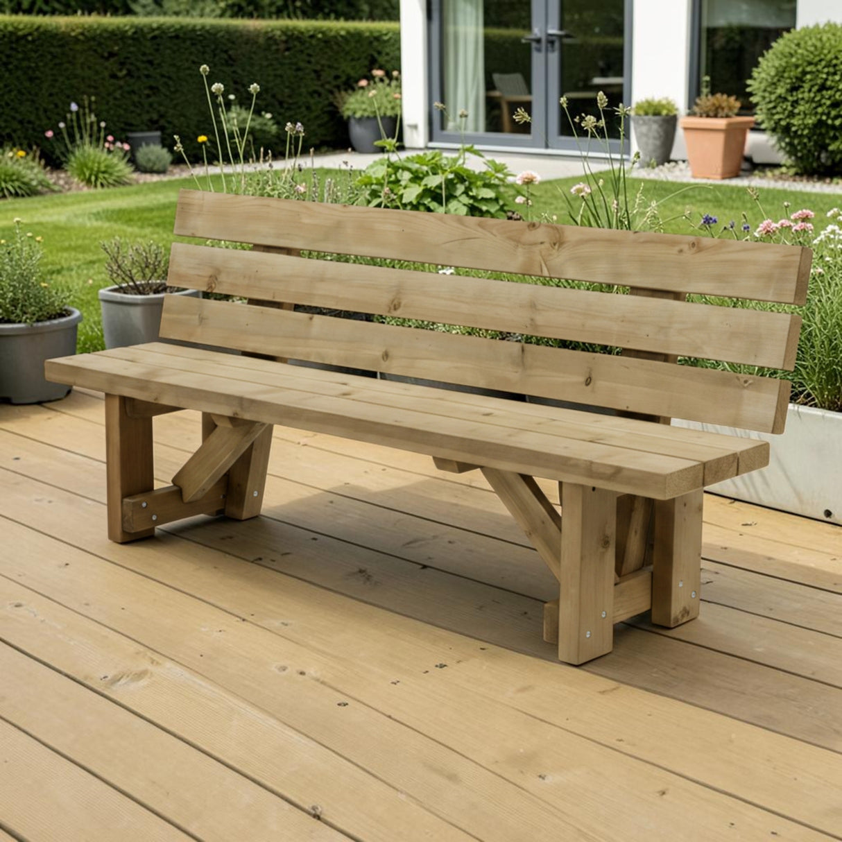 Gartenbank Holzbank - KDI - Sorpetal
