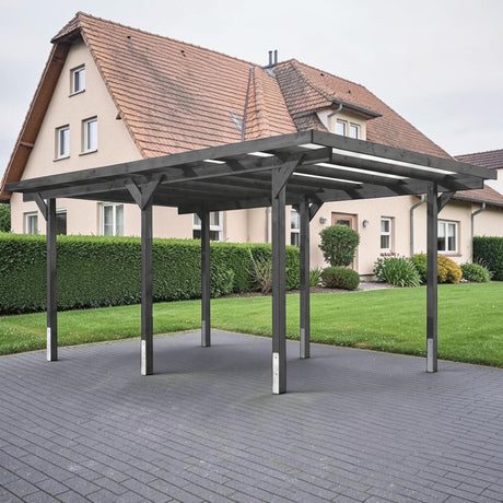 Einzelcarport Willingen - KDI / Lasiert / Douglasie