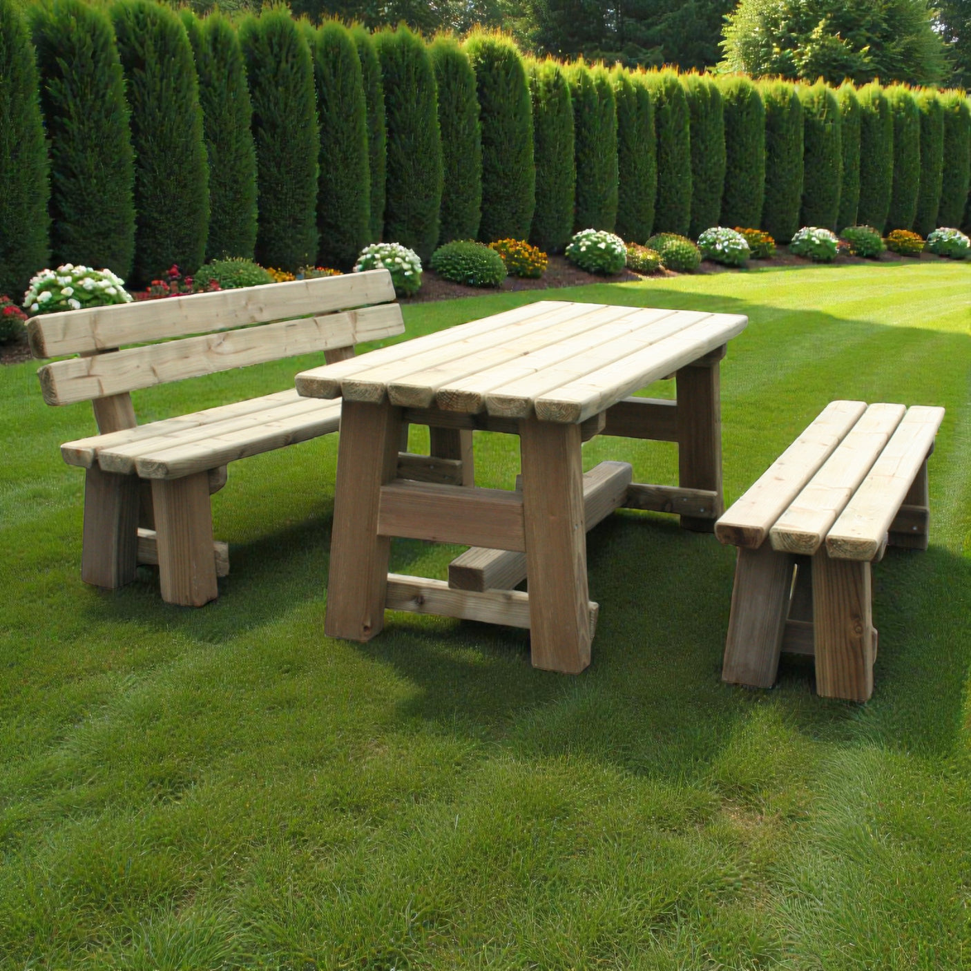 Garnitur Sitzgruppe - Douglasie - Biggetal - KDI