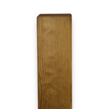 Vierkantpfosten stumpf  - Kiefer - KDI Braun